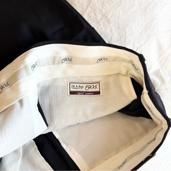 NWT J°S. A. Bank wool blend suit pants in black 36 - Picture 4 of 4